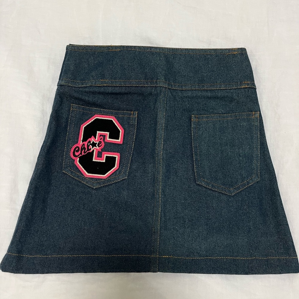 VINTAGE DENIM CHLOE MINI SKIRT